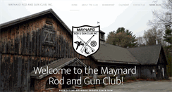Desktop Screenshot of maynardrodandgunclub.com